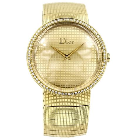 diamond dior collection|Dior diamond bezel watch.